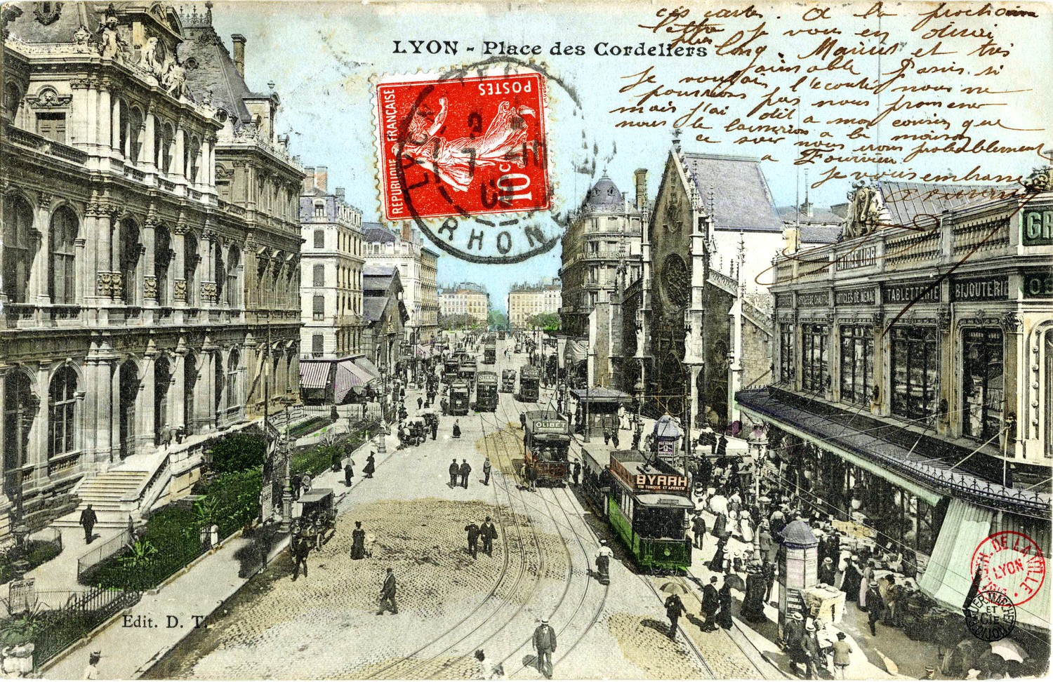 Lyon : Place des Cordeliers