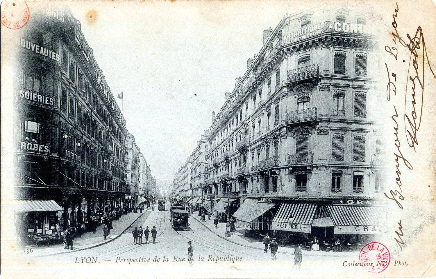 Lyon : Perspective de la Rue de la République