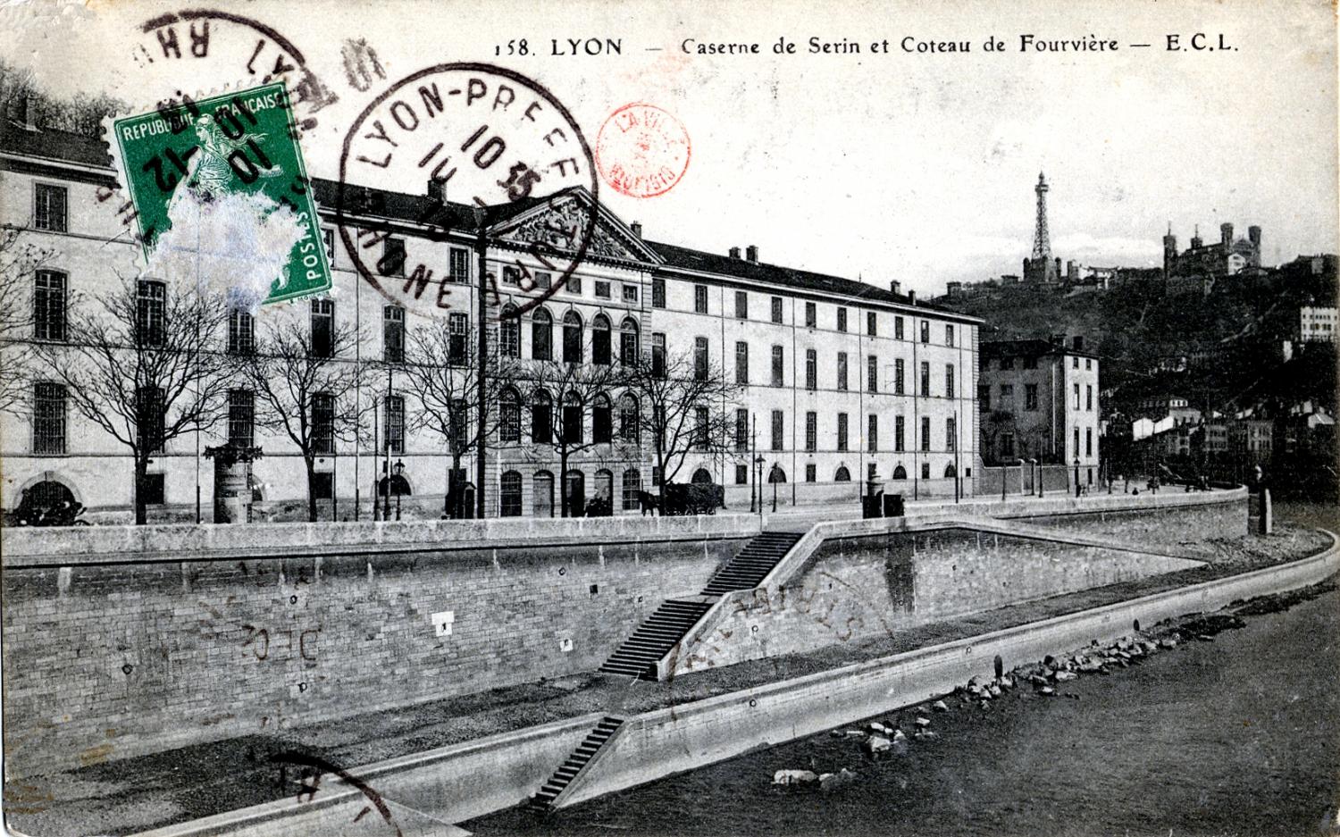 Lyon : Caserne de Serin et Coteau de Fourvière