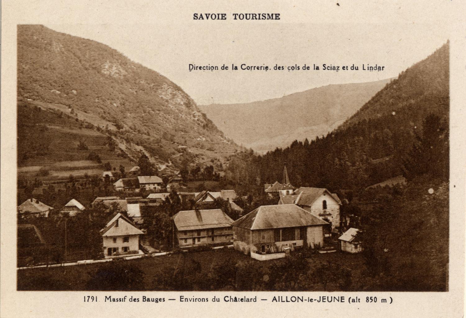Savoie Tourisme : Massif des Bauges ; Environs du Châtelard ; Aillon-le-Jeune (alt 850m)