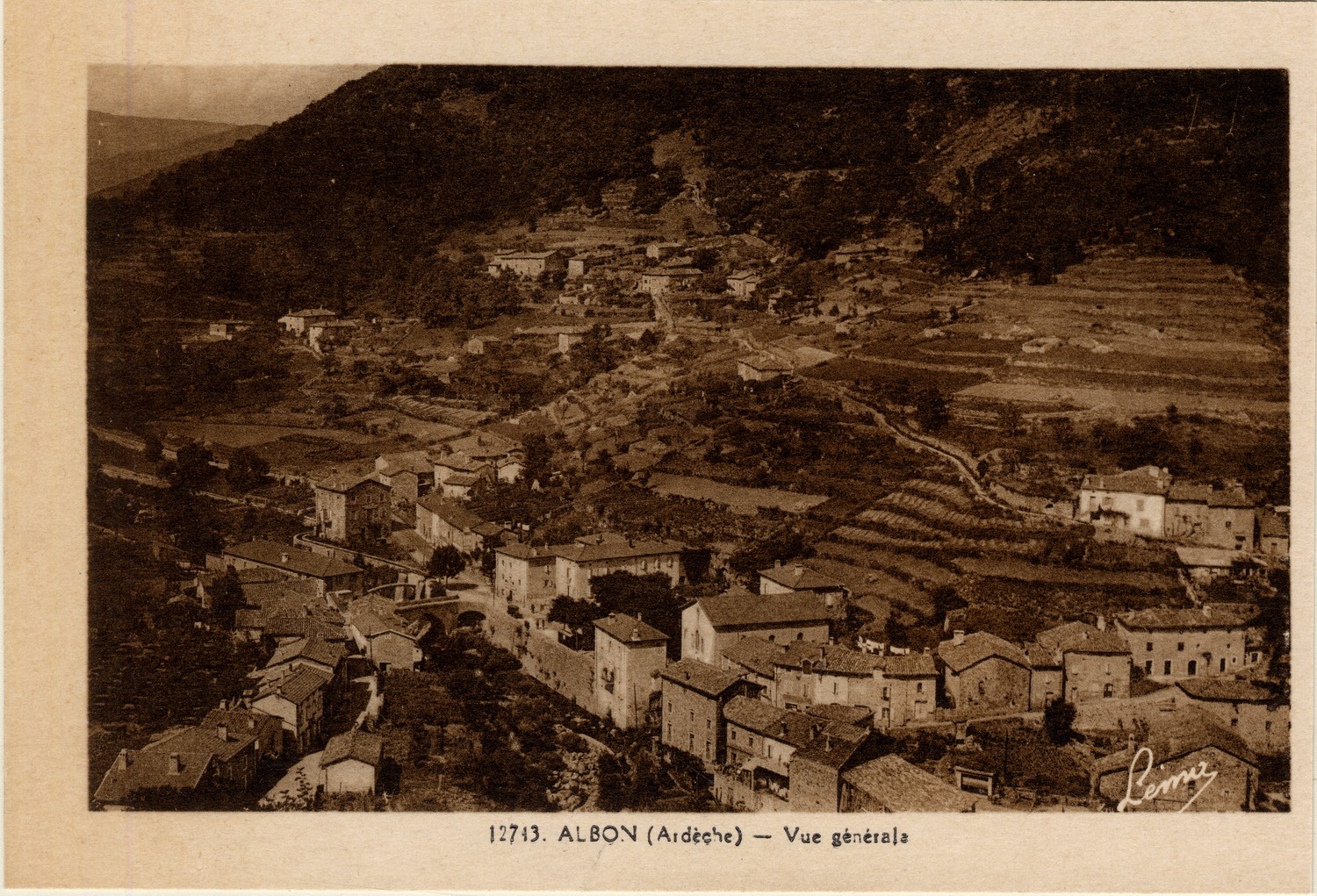 Albon (Ardèche) - Vue générale