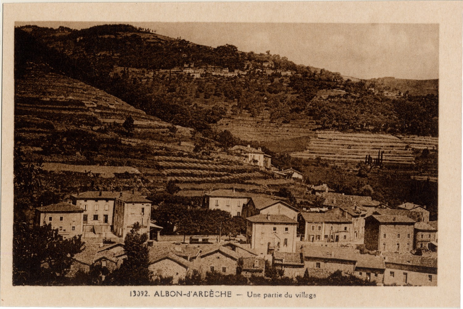 Albon-d'Ardèche - Une partie du village