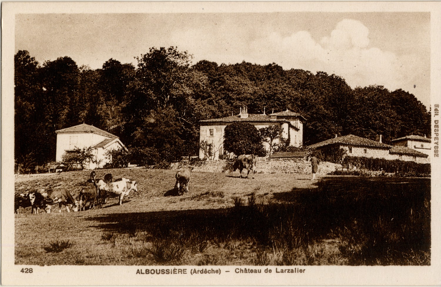 Alboussière (Ardèche) - Château de Larzalier