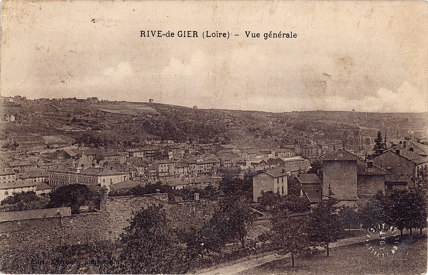 Rive-de-Gier (Loire) : Vue générale