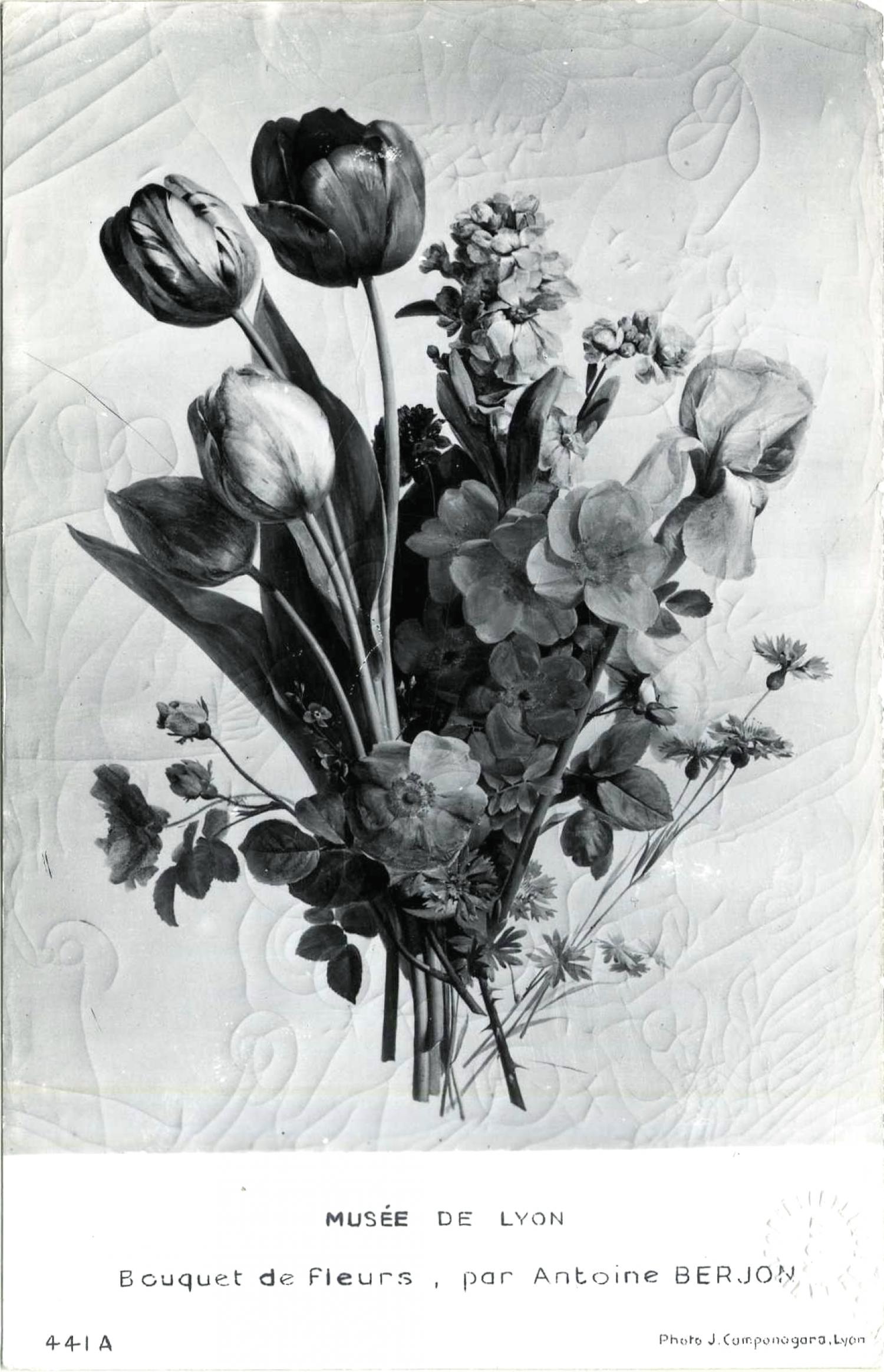 Musée de Lyon : Bouquet de Fleurs, par Antoine Berjon