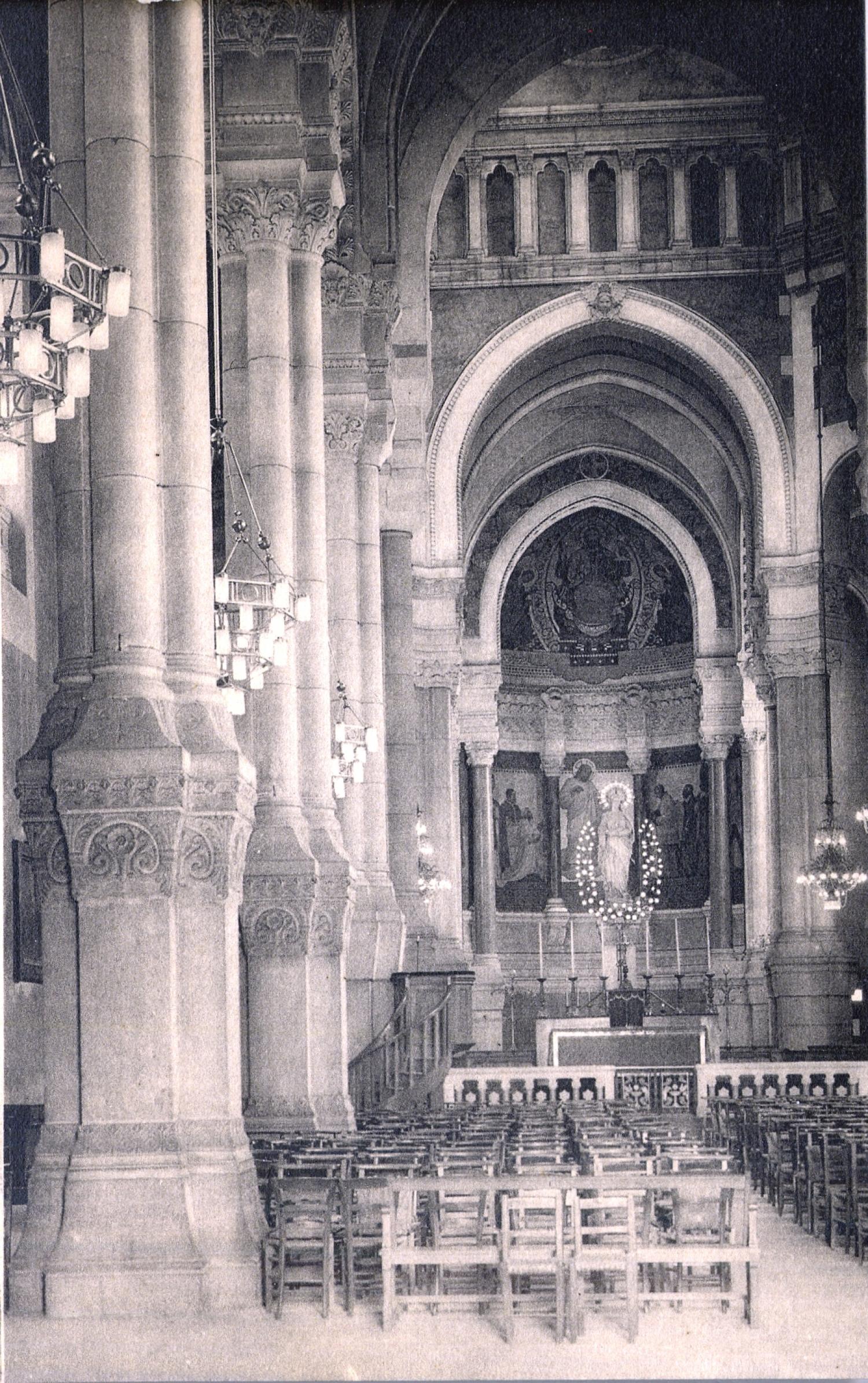 Lyon : Église de L'Immaculée-Conception ; La grande nef