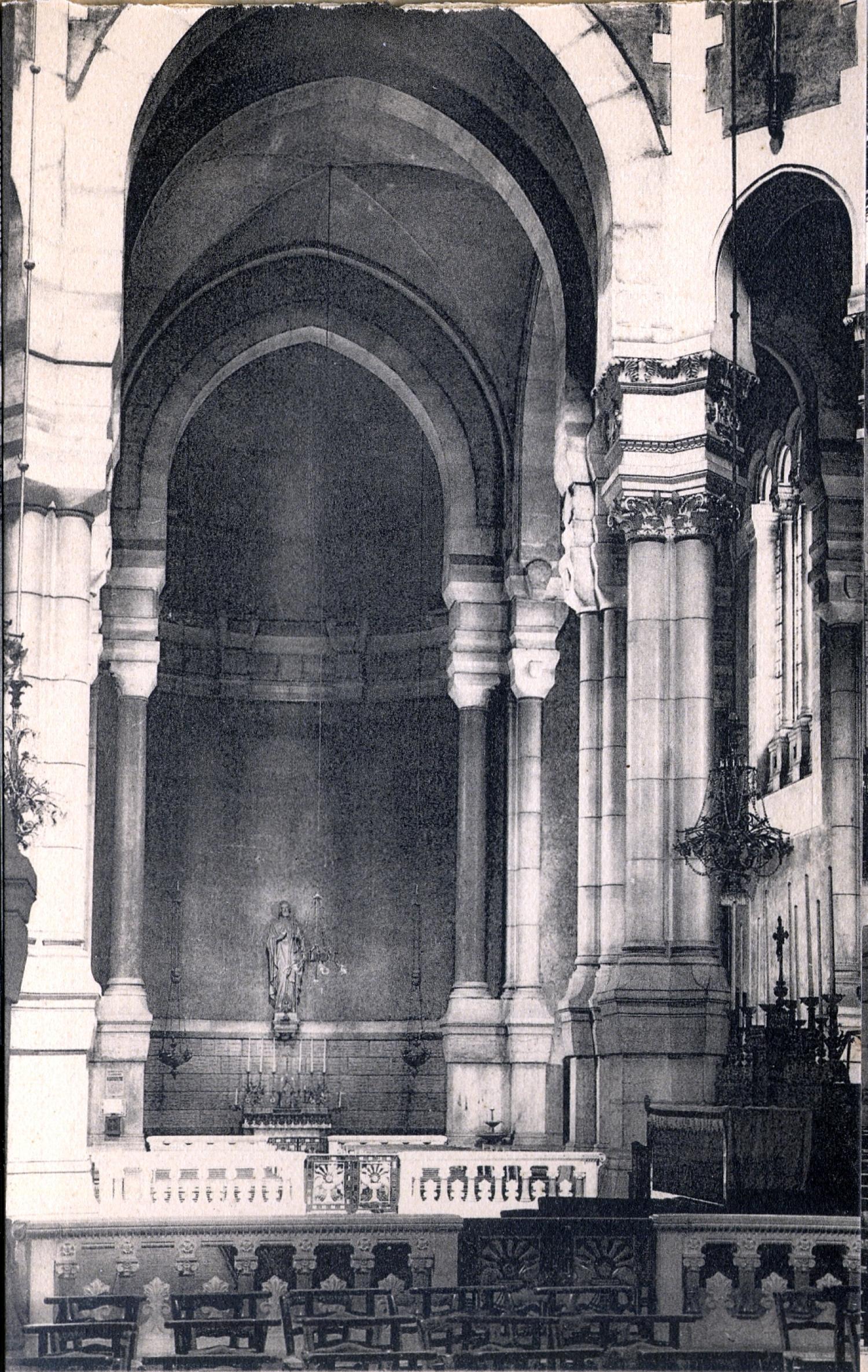 Lyon : Église de L'Immaculée-Conception ; Chapelle latérale de gauche, dédiée à St Jude, apôtre (siège de l'archiconfrérie de St Jude, patron des causes désespérées).&#13;
