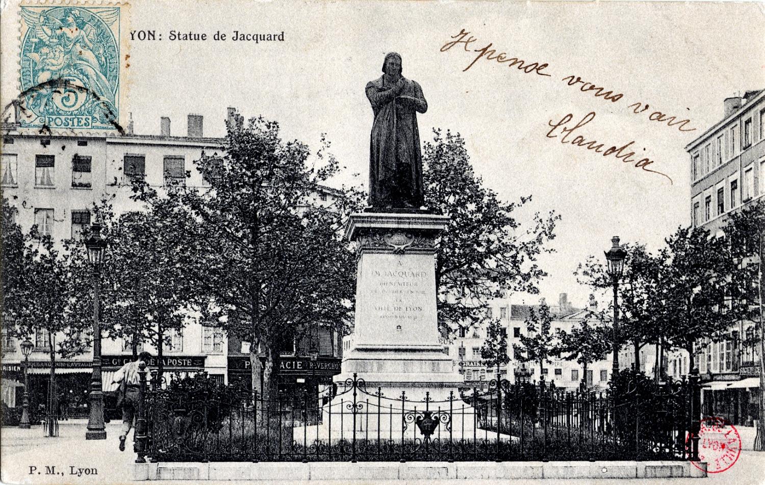 Lyon : Statue de Jacquard