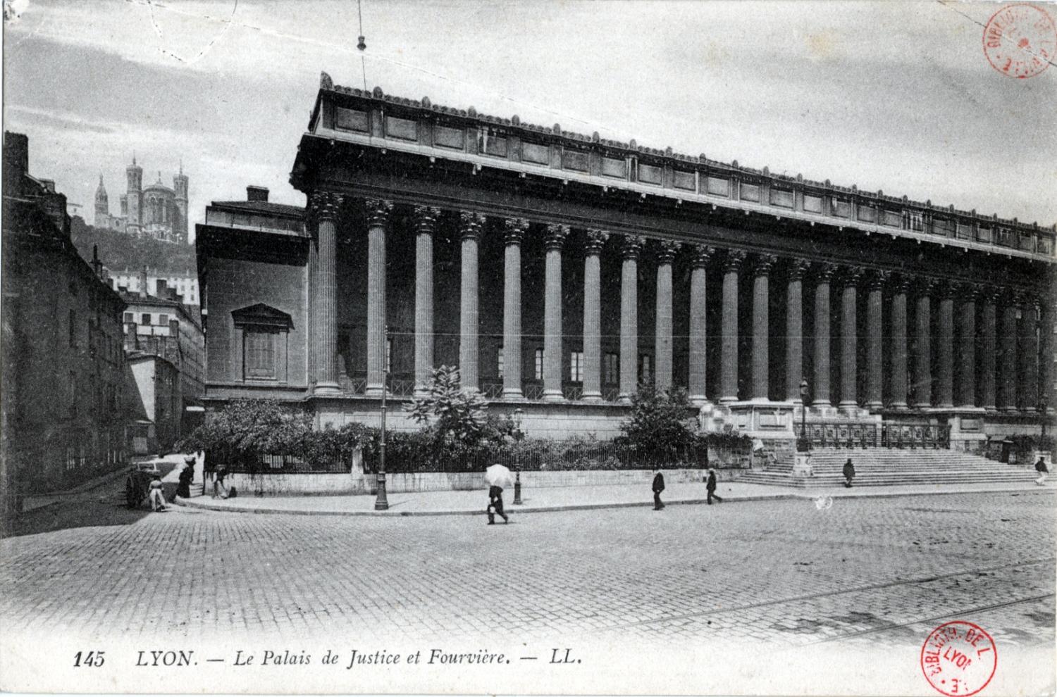 Lyon : Le Palais de Justice et Fourvière