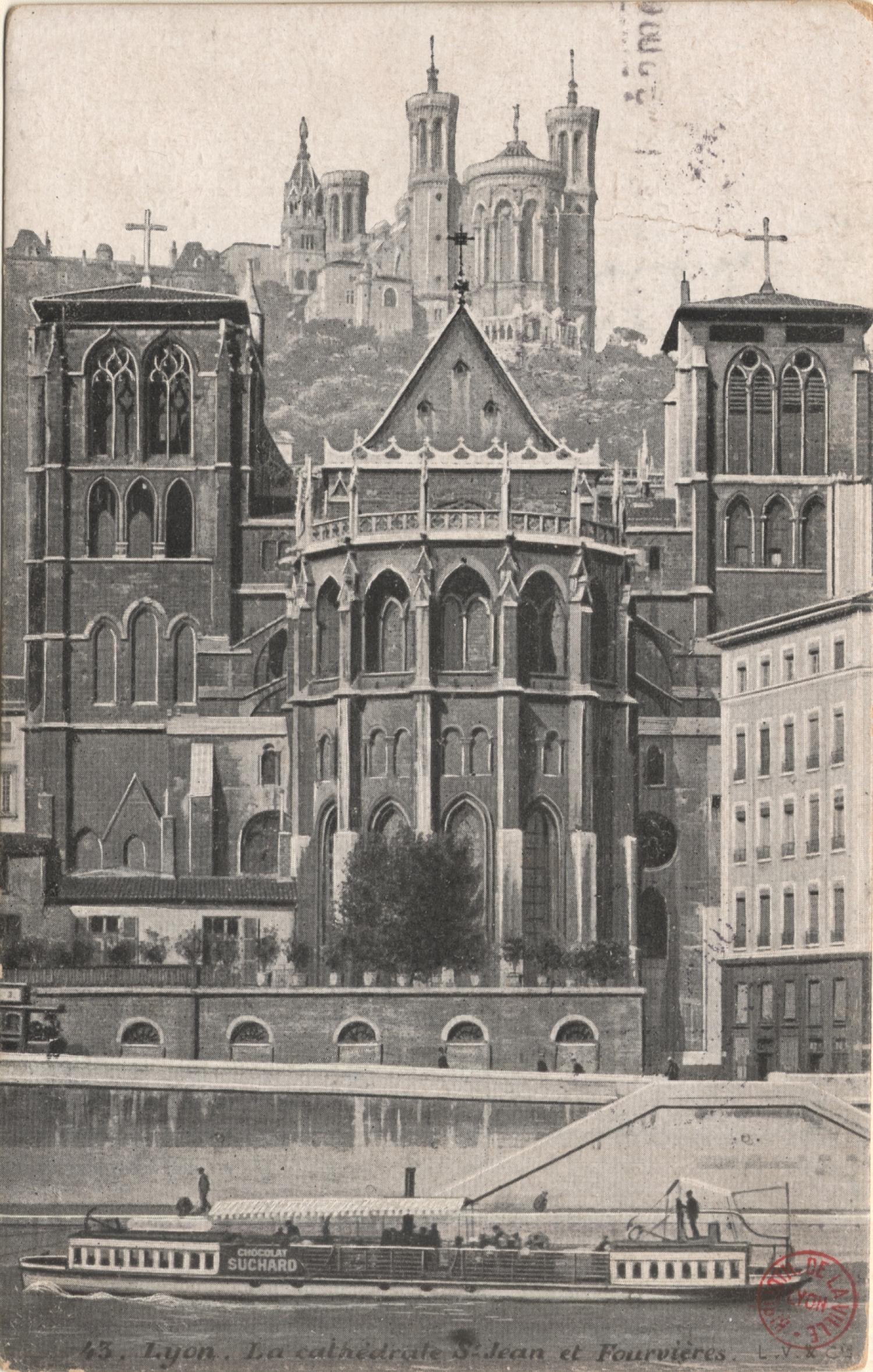 Lyon : La cathédrale St-Jean et Fourvière
