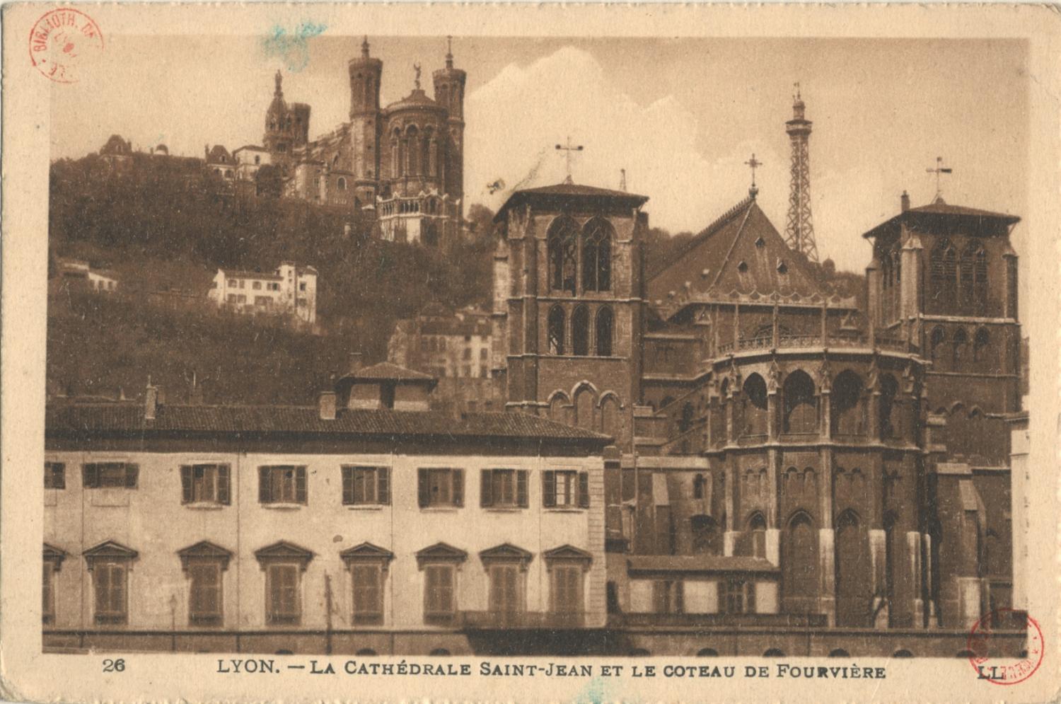 Lyon : La Cathédrale Saint-Jean et le Coteau de Fourvière