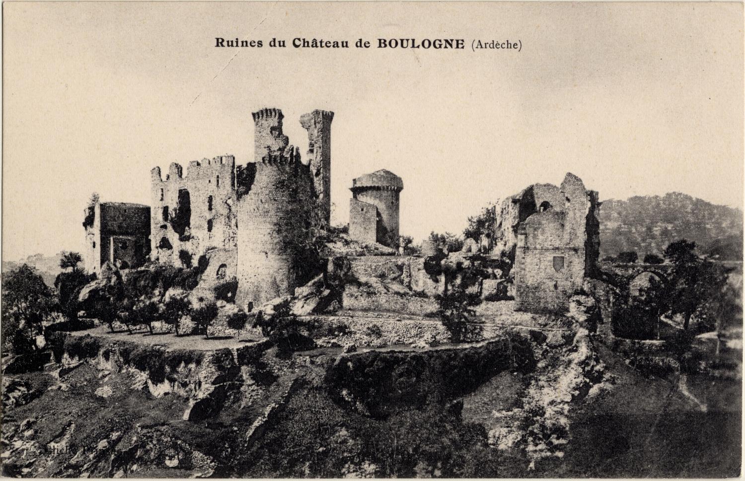 Ruines du Château de Boulogne (Ardèche)
