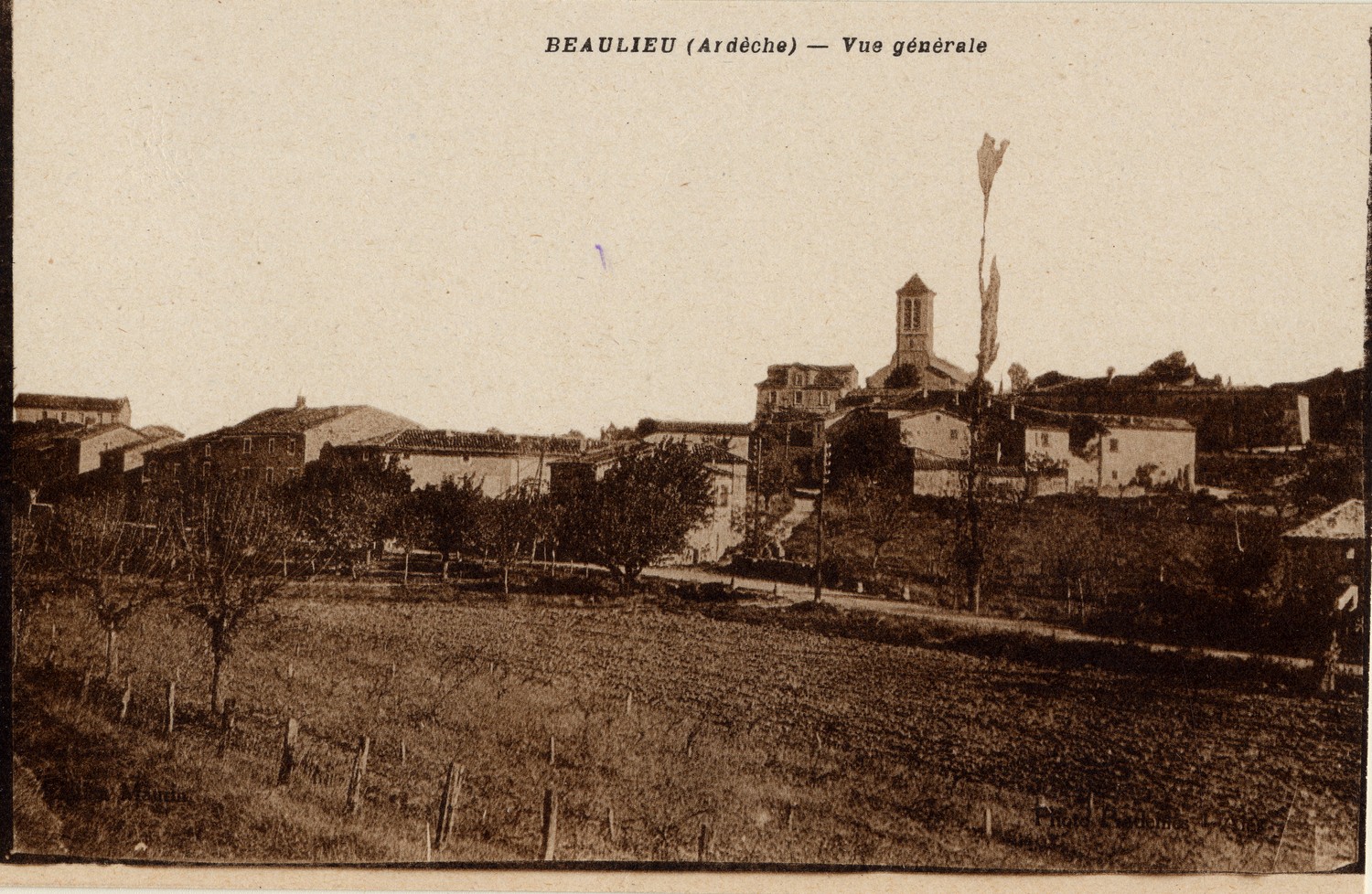 Beaulieu (Ardèche) : Vue générale