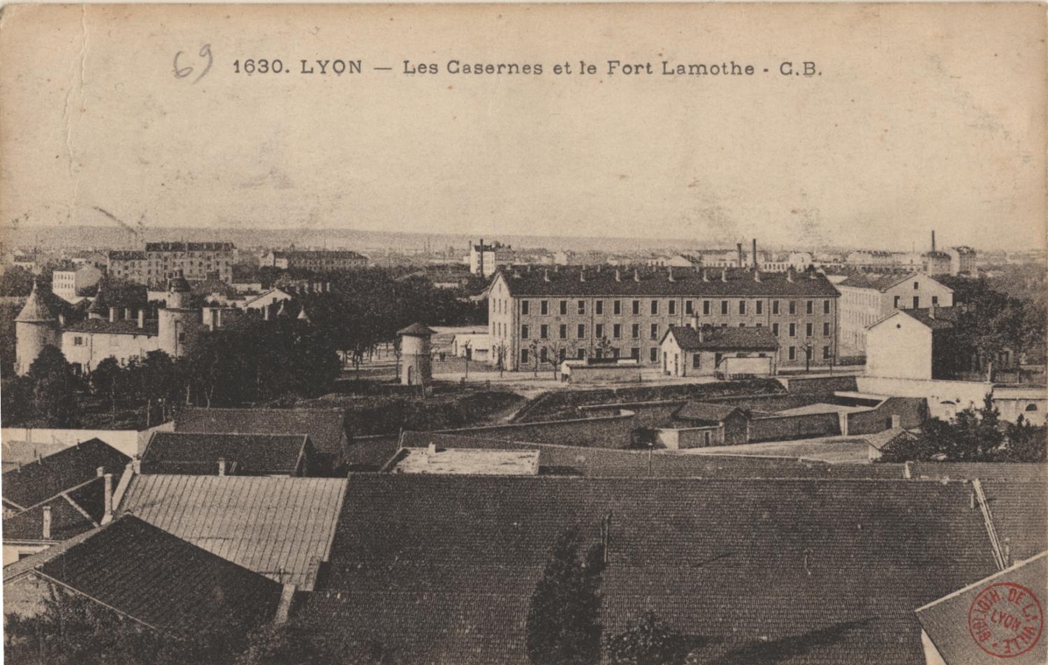 Lyon : Les Casernes et le Fort Lamothe
