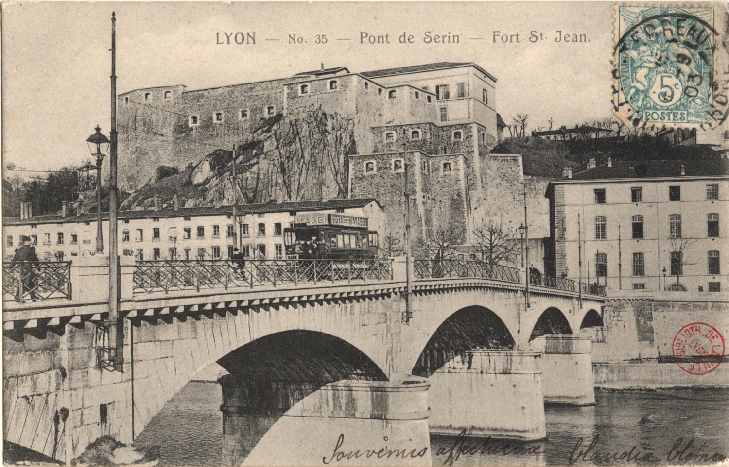 Lyon : Pont de Serin ; Fort St-Jean
