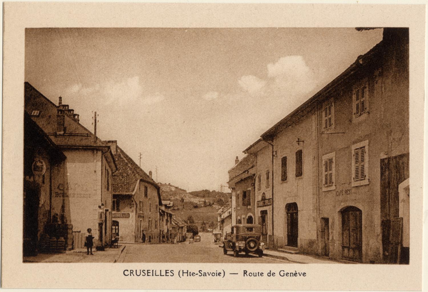 Cruseilles (Hte-Savoie) : Route de Genève