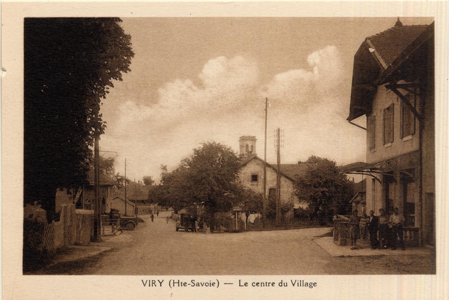 Viry (Hte-Savoie) : Le centre du Village