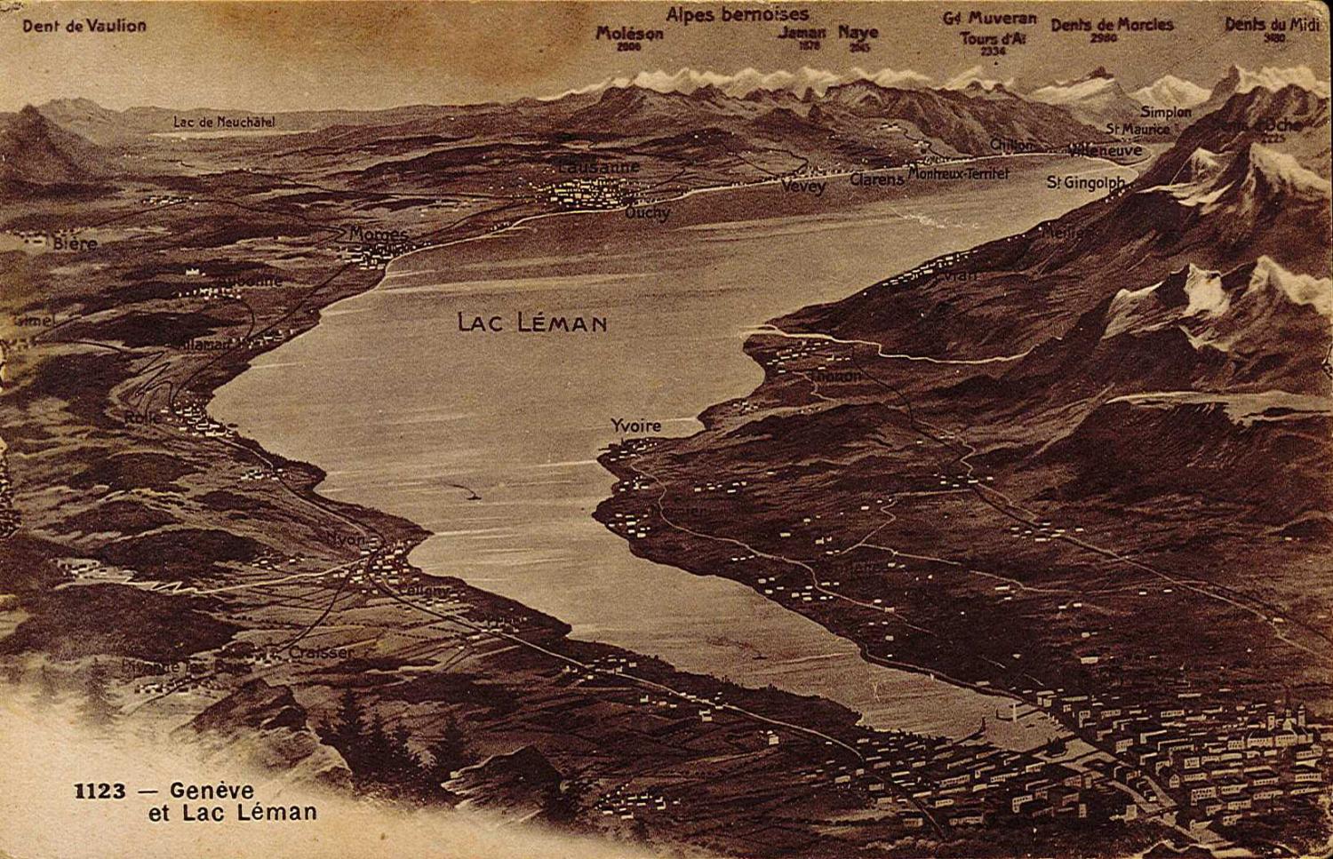 Genève et Lac Léman.