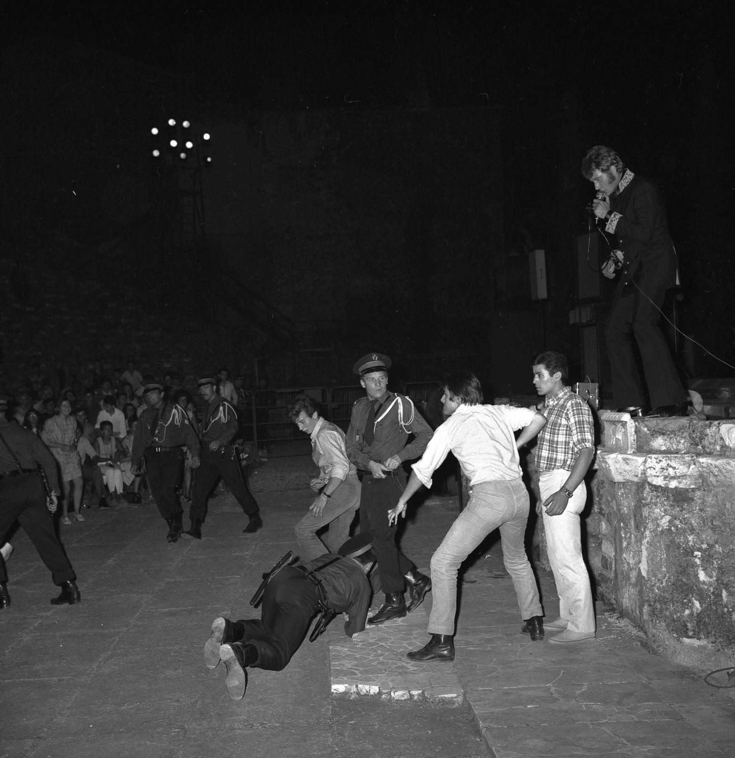 [Johnny Hallyday au Théâtre antique de Vienne]