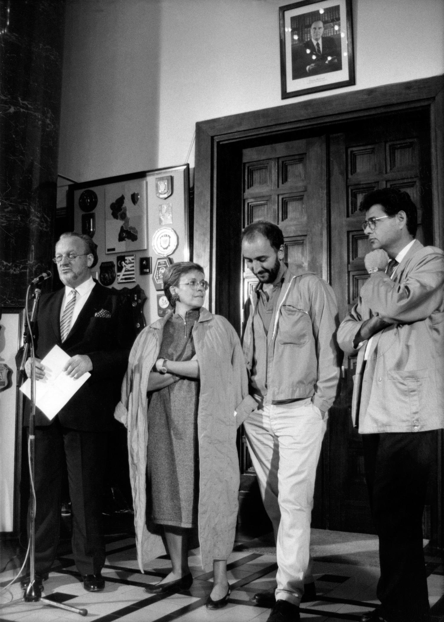 [Vernissage de l'exposition J.-P. Aubanel à Villeurbanne]