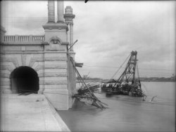 [Reconstruction du pont Pasteur, avec conservation des culées]