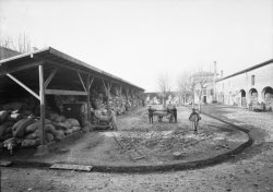 [Magasin général militaire du quartier Ferrandière, à Villeurbanne : approvisionnement]