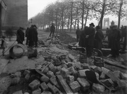 [Travaux sur une canalisation de gaz, quai de Retz]