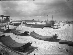 [Compagnie nationale du Rhône (C.N.R.) : construction du port Edouard-Herriot]