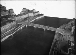 [Maquette du Pont de Lattre-de-Tassigny: vue sur le tunnel de la Croix-Rousse]