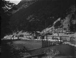 [Construction de la chute de Pomblière (Savoie)]