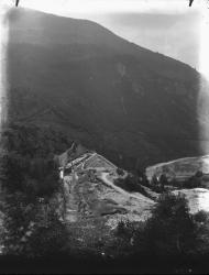 [Construction de la chute de Pomblière (Savoie)]