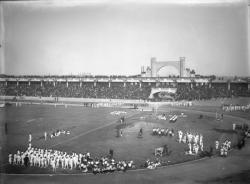 [Inauguration du stade municipal de Gerland]