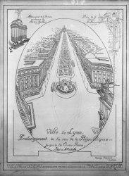 [Ville de Lyon. Prolongement de la rue de la République jusqu'à la Croix-Rousse. Projet de M. Ed. Guillon]