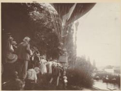 [Amerrissage d'un ballon au pont de Collonges]