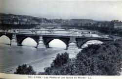 Lyon. - Les Ponts et les Quais du Rhône