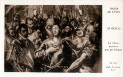 Musée de Lyon. - Le Greco. - Le Christ emmené par des soldats