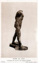 Musée de Lyon. - L'homme qui marche, par Auguste Rodin