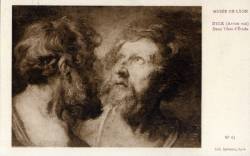 Musée de Lyon. - Dyck (Anton Van), Deux têtes d'étude