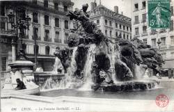 Lyon. - La Fontaine Bartholdi