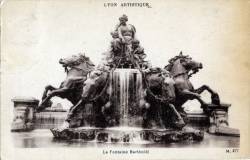 Lyon artistique. - La Fontaine Bartholdi