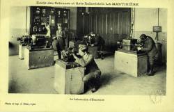Ecole des Sciences et Arts Industriels La Martinière. - Le Laboratoire d'électricité