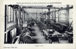 Ecole des Sciences et Arts Industriels La Martinière. - Atelier du fer