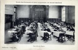 Ecole des Sciences et Arts Industriels La Martinière. - Une Salle de Dessin