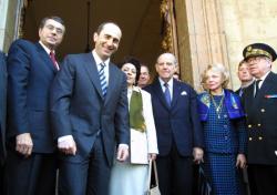 [Robert Kotcharian, président de la République d'Arménie, en visite officielle à Lyon]