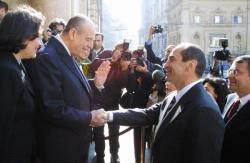 [Robert Kotcharian, président de la République d'Arménie, en visite officielle à Lyon]