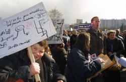 Manifestation anti Front-National à Rillieux-la-Pape