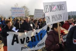Manifestation anti Front-National à Rillieux-la-Pape