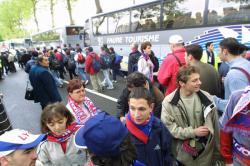 [Ambiance à Lyon pour la finale de la Coupe de la Ligue 2001]