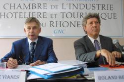 [Roland Bernard, président de la Chambre de l'Industrie hôtelière et touristique du Rhône]