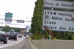 [Circulation routière dans l'agglomération lyonnaise]